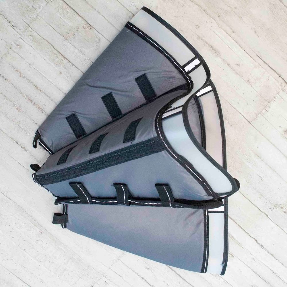 Protective Padded Dog Cone with Velcro Close and Attached to Collar size… - Picture 7 of 7